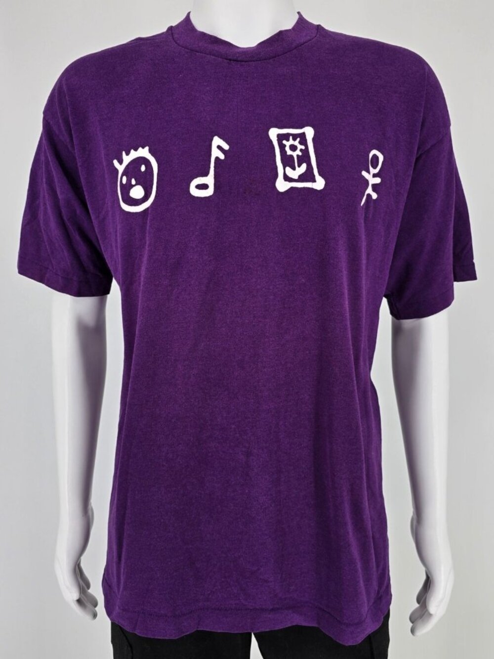 Vintage 1990s Fruit of the Loom Purple Cincinnati Fine Arts Fund T-Shirt (XL)